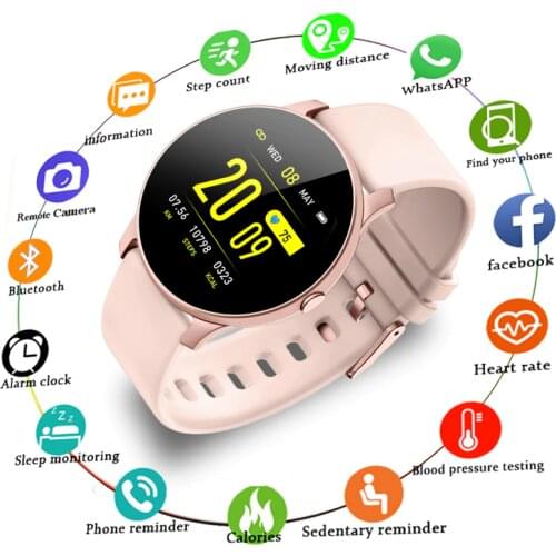 NEW Women Sport Pedometer Smart Watch IP67 Waterproof Fitness Tracker Heart Rate Monitor Men Clock Smartwatch For Android IOS