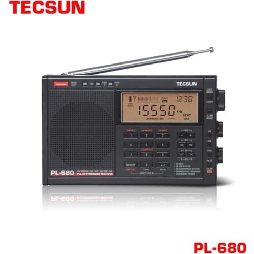 Original Tecsun PL-680 Radio FM Digital Tuning Full-Band FM/MW/SBB/PLL SYNTHESIZED Stereo Radio Receiver Portable Speaker