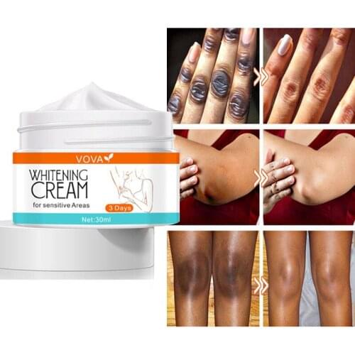 Whitening Cream for Dark Skin Bleaching Sensitive Area Armpit Neck Inner Thighs Private Part Elbow Melanin Brightening Body Care