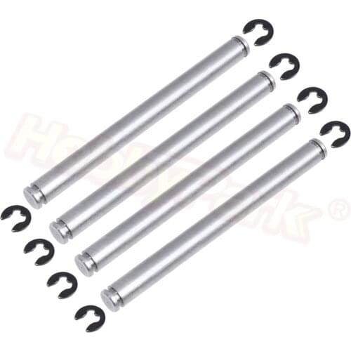 HobbyPark Suspension Pin 2.5x29mm w/Eclips for 1/10 Traxxas Rustler/Stampede/Bandit, Replacement of Parts 3740(4-Pack)