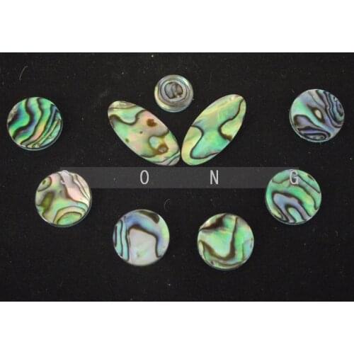 Saxophone key buttons inlays real mother of pearl shell color