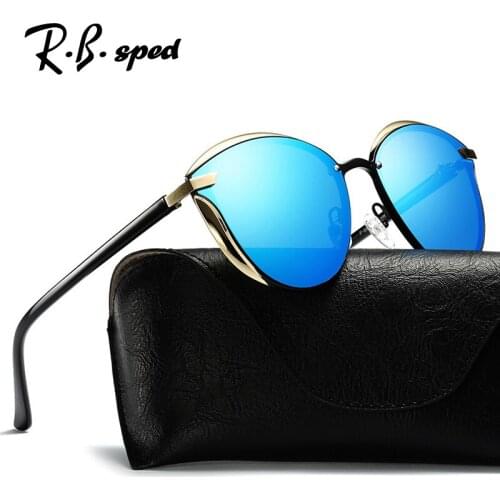 2017 vintage Cat eye Sunglasses women brand designer oculos retro Polarized lens Mirror womens sun glasses gafas de sol mujer