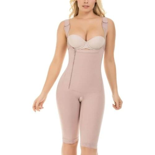 Tummy Control Fajas Open Bust Women Shapewear Push Up Flatten Abdomen Body Shaper Postpartum