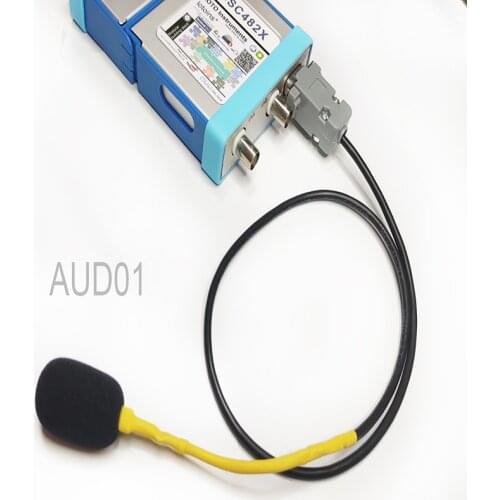 Oscilloscope sound probe/audio input/microphone input/abnormal sound detection AUD01/noise detection