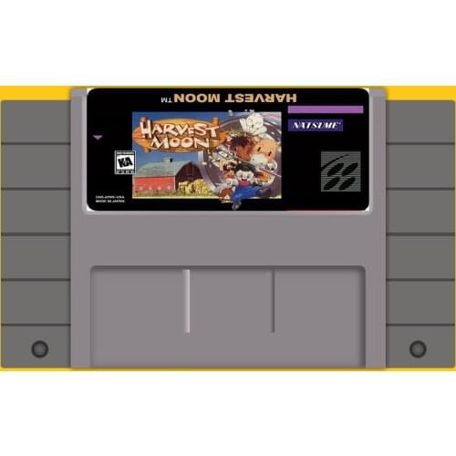 Harvest Moon Save USA Version 16 Bit Game Card For USA NTSC Game Player
