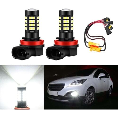 2x Super White H8 H11 CREE Chip 3030SMD LED Fog Light Driving Bulbs No Error For Skoda Octavia 2010-2014
