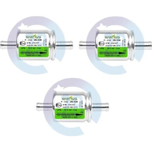 3 Pieces Micro Fiber LPG CNG GPL Filter Replace in every 25,000 km Zenit Digitronic EuropeGas Stag KME Atiker Type