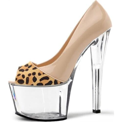 7 sexy high-heeled shoes and platform shoes 17 cm strip crystal toe shoes sexy shoes
