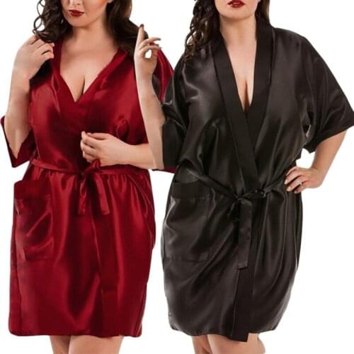 Bigsweety Women's Satin Robes