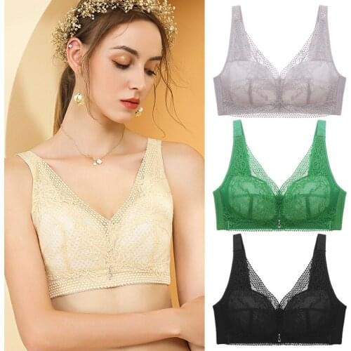 C D Cup Big Size Women Bra Push up Bra Lace Hollow Out Soutien Gorge Underwear Sexy Ultrathin Transparent Brassiere Bra 100D