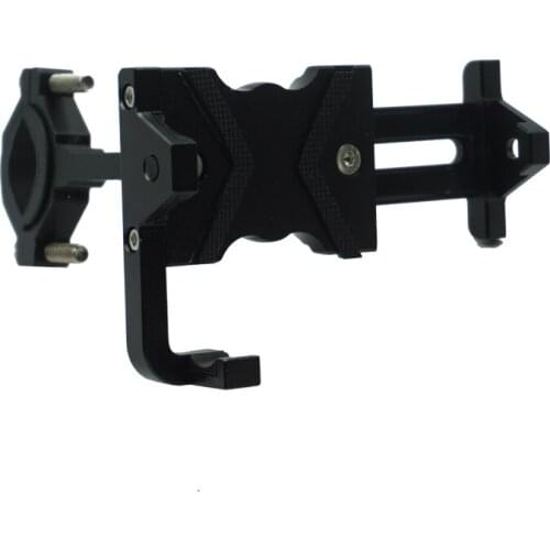 Aluminum Alloy Motorcycle Handlebar Mount Bicycle Phone Holder Support For 3.5-6.2 inch iphone Samsung Huawei Xiaomi Smartphone