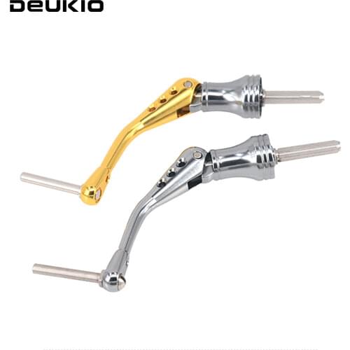DEUKIO Metal Fishing Reel Rocker Aluminum Alloy Fishing Reel Handle Knob Refitting Accessories for Shimano Fishing Reel Wheel