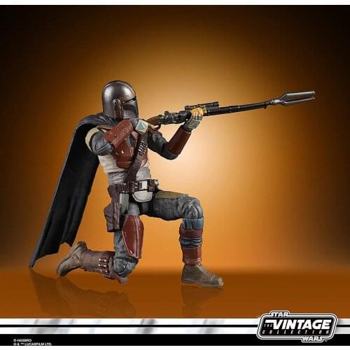 Original Star Wars The Vintage Collection The Mandalorian Toy 3.75" Scale Action Figure Toys for Kids Ages 4 & Up Gift Hasbro