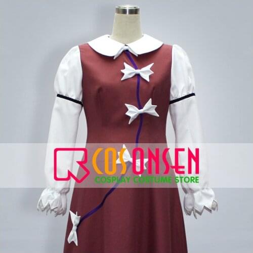 COSPLAYONSEN Touhou Project Imperishable Night Mystia Lorelei Cosplay Costume With Hat