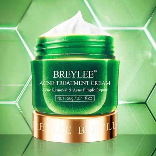 BREYLEE Acne Treatment Cream 20g Facial Essence Acne Scar Pimple Remover Acne Treatment Face Serum Mask Moisturizing Skin Care