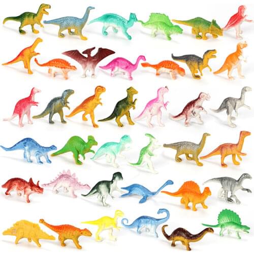 10pcs/lot Mini Dinosaur Model Childrens Educational Toys Small Simulation Animal Figures Kids Toys for Boy Gift Animal