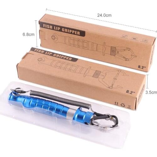 New trigger type aluminum alloy fish control device Luya fish catch fish fishing pliers, fishing gear supplies with missing rope