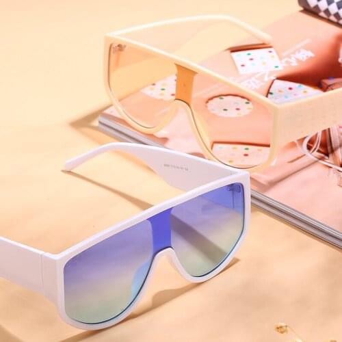 Party Glasses Visor Wrap Shield Large Mirror Sunglasses 2021 New Windproof Glasses Fashion Personality Glasses Man SunGlasses NX