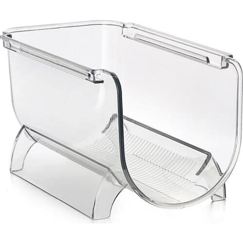 Refrigerator Organizer Kitchen Bottle Storage Rack Stackable Wine Holder Bottles Display Shelf Fridge Kitchen Organizer