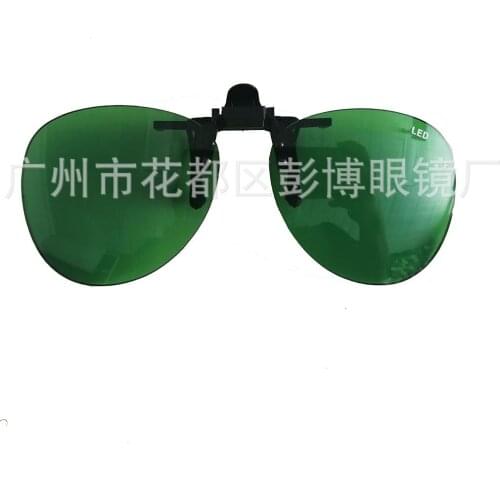 Wide Spectrum Absorption Laser Goggles Clip Style 55/435/450Nm 635/650Nm Anti-Red Light