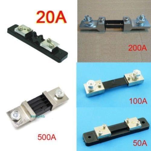 DYKB DC Current Shunts 20A 50A 100A 200A 500A 75mV FOR Digital LED LCD Voltmeter Ammeter Voltage Current Shunt