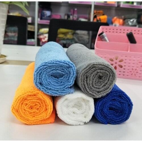 1Pcs 40*40cm Super Thick Soft Microfiber Car Wash Towel Auto Cleaning Towels Car Care Wax Polishing Detailing Towel Clean Cloth
