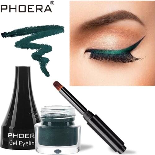 10 Colors Eyeliner Gel Quick Dry Long Lasting Eyes Makeup Waterproof Anti-sweat Eye Liner Cream With Brush Cosmetics TSLM1