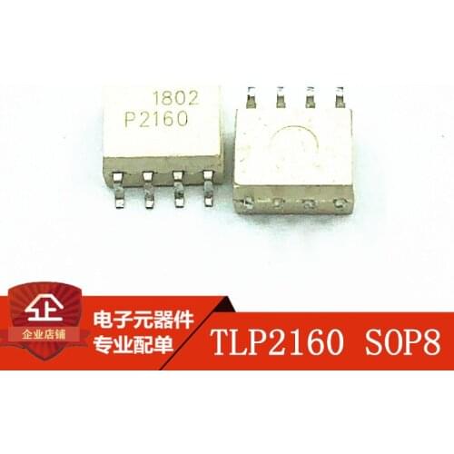 10PCS Free shipping TLP2160 SOP-8 SMD Optocoupler High Speed Optocoupler P2160 New original authentic