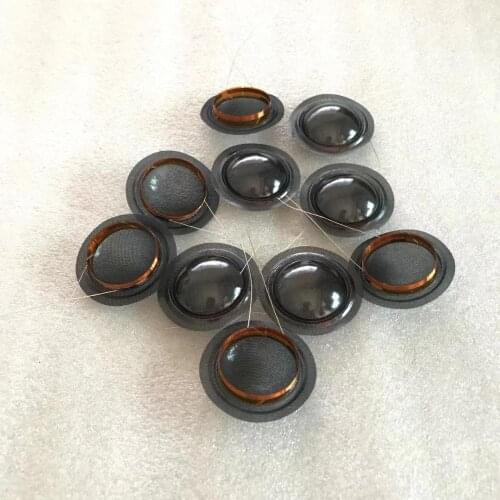 10pcs 25.4mm 25.5mm (1") silk diaphragm dome Tweeters voice coil 8 ohm