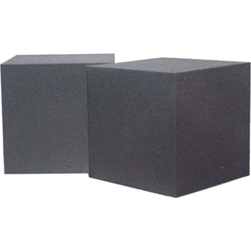 2 Pcs Large Block Foam Square Corner Audio Bass Trap Acoustic Foam Studio Sound Absorption Treatment Panels,30X30X30cm Promotion