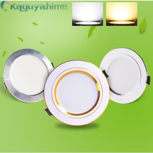 =(K)= LED Downlight 220V Ceiling Recessed Spot LED Lamp 3W 5W 9W 15W 18W Aluminum Spot Light Warm White Cold White High Bright