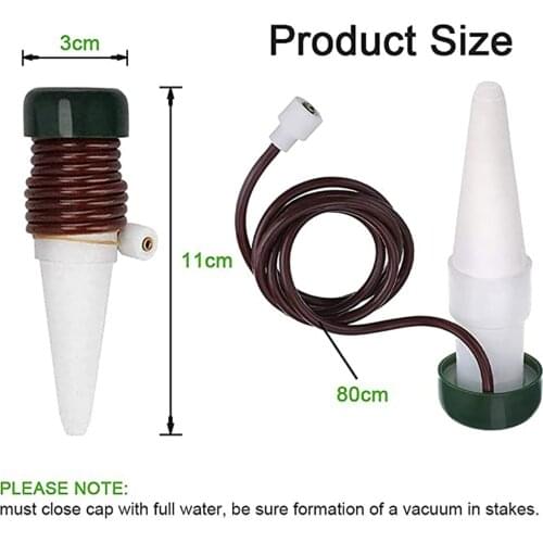 10 Pcs Utomatic Plant Watering Tools Ceramic Gardening Indoor And Outdoor Plants Automatic watering device water seepage device