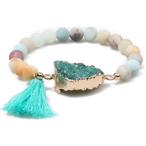 Tassel Bracelet Volcanic Stone Bracelet