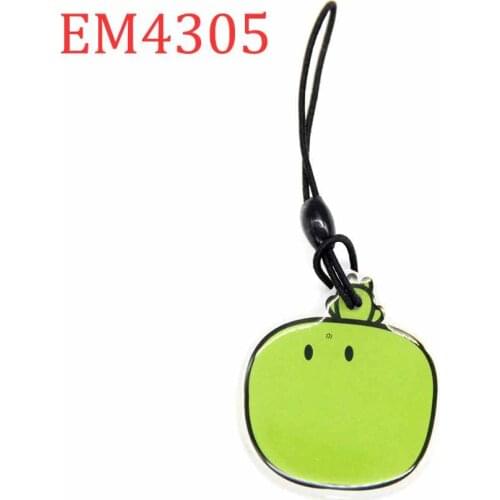 125khz ID Dropping Glue Keyfob Keyfobs Writable Rewritable Blank RFID Copy Access Control Card Token Tag EM4305 EM4205 Keychain