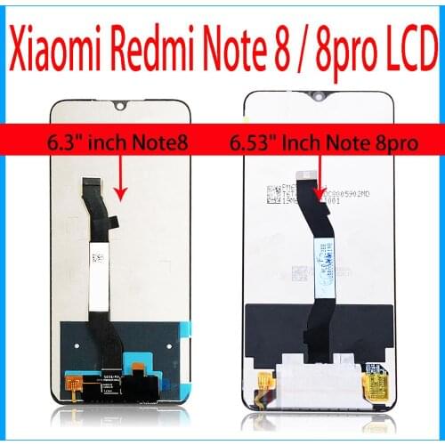 For Xiaomi Redmi Note 8 Pro LCD note8 pro M1906G7I Display Touch Screen Replacement For Redmi Note 8 LCD M1908C3JH Digitizer