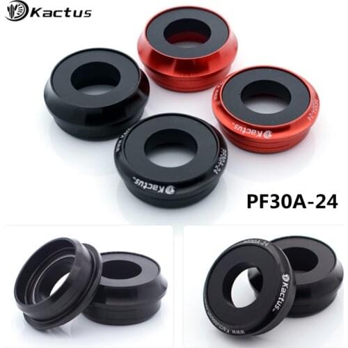 Aluminum Alloy PF30A-24 Bottom Bracket Bicycle 24mm Suitable for Shimano SRAM GXP Road Mountain Bike Cranksets Bike Accessiores