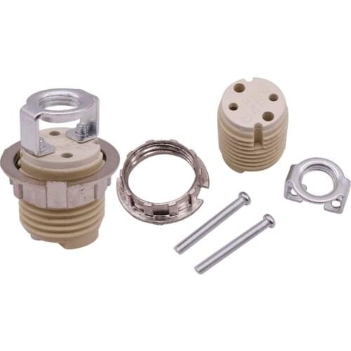 1-4 Pcs G9 Lamp Head Lights Lighting Accessories Lamp Bases Small G9 Full Metal Torch With Metal Outer Ring With Holder LED