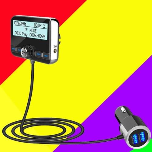 DAB002 DAB Bluetooth Hands-free MP3 Music Player FM Transmitter Car Charger Automobile Electric Accessories