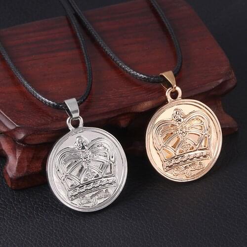 Anime A Certain Scientific Railgun Cosplay Necklace Misaka Mikoto Coin Pendant Necklace For Women Choker Jewelry Accessories