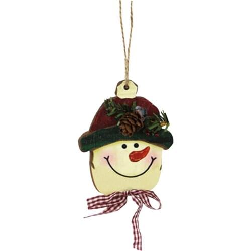 Christmas Pendant Wooden Painted Colorful Car Xmas Tree Drop Ornaments Decorations for Home Kids Toys Gift Xmas 2022 New Year