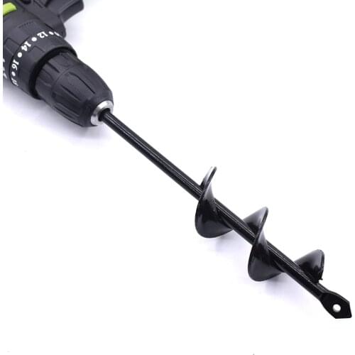 Garden Auger Drill Bit 9inch 18inch Grass Plug Plant Flower Bulb Auger Rapid Planter Hole Drill Augers Hole Digger for Drill