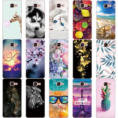 Silicon Phone case For Samsung Galaxy A7 2016 A710F A710 SM-A710F Case soft TPU Back Cover Capa For Samsung A7 2017 2018