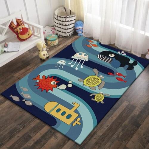 High Quality Children Crystal Velvet Carpet Rug Animal Alphanumeric Game Learn For Baby Child Play Carpet In The Childrens Room