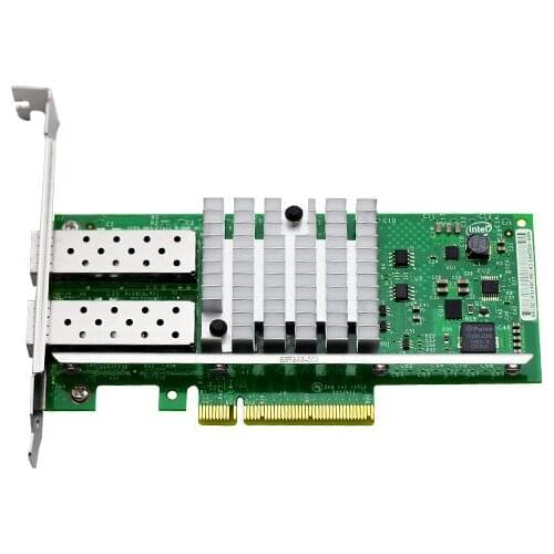 X520-DA2 10Gigabit dual port SFP+ Network Card PCIe2.0 X8 chipset Intel 82599ES