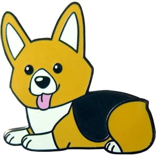 Sophie the corgi Enamel pin badge