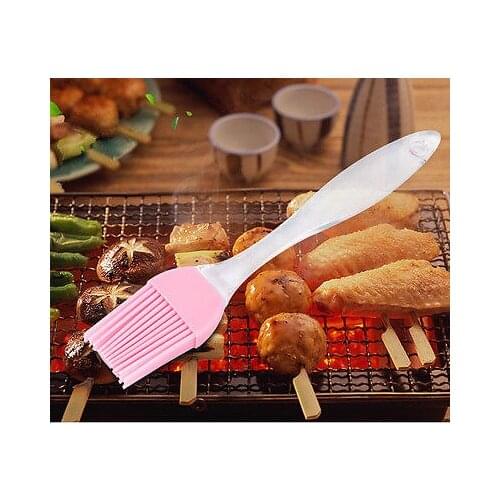 1Pc Liquid Oil Cake Brush Pastry Bread Oil Cream BBQ Tools Baking Oil Brush Pastry Cream For Bread Silicone Basting Brush