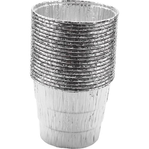 20 Pack Galvanized Disposable Grease Bucket Liners Fit for Traeger Wood Fired Pellet BBQ Grill Accessories