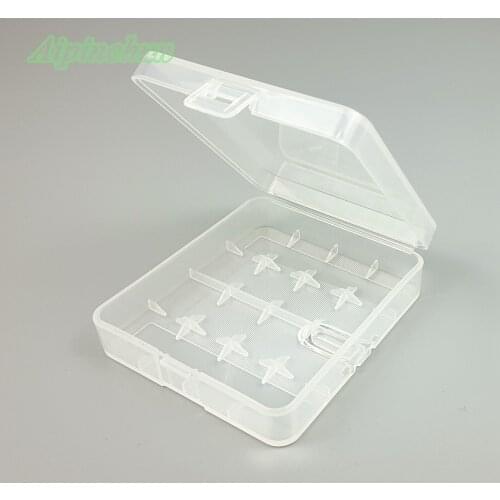 Aipinchun Capacity 1 to 4Pcs 18650 Battery Storage Box Carry Case 81mm*74mm*23mm Portable