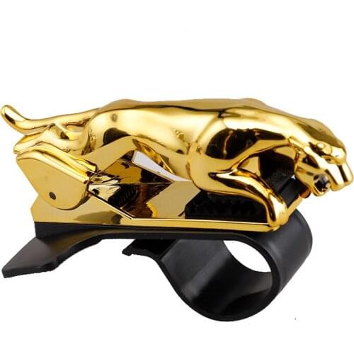Wonderlife Car Gold Leopard Bracket Multi Function Instrument Panel Snap On Navigation Frame Ornament Mobile Phone Bracket