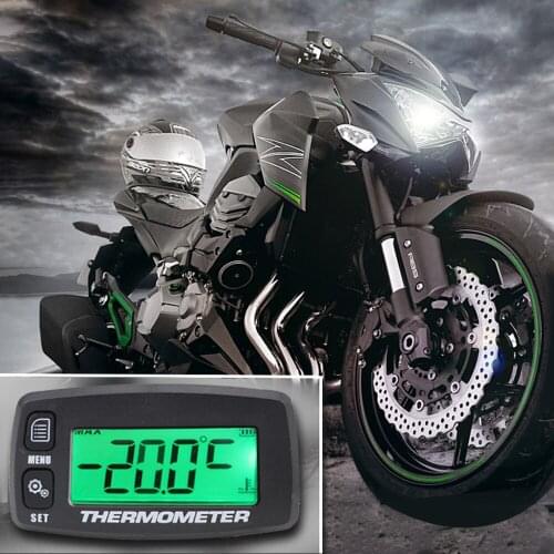 Inductive Tachometer Gauge Alert RPM Engine Backlit Resettable Tacho Hour Meters Hour Meter for Motorcycle ATV Lawn Mower